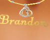 Brandon Heart Necklace