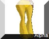 AO~Yellow flare lace btm