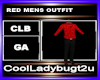 RED MENS OUTFIT