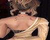 Sinderella Back Tattoo