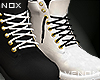 DS*Black and white boots