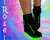Green Blk Boots [BR]
