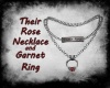 Their Rose Necklace Set