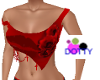 Rose and kiss top