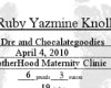 Ruby Yazmine Knoll Birth