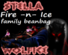 Fire -n- Ice fam beanbag