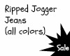~Ripped Joggers~ (DrkBlu