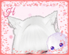 |H| White Cat Ears