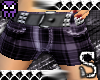 [S] Purple Plaid Shorts
