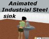Animated Steel sink