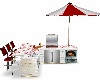 OutDoor BBQ Grill Red