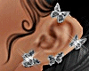 Borboleta Earrings Black