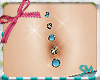 turquoise Belly Piercing
