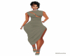Crosby Olive Grn Dress
