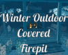 Winter Outdoor Firepit