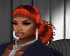 Hair orange hat
