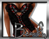 Pampered Rd & Blk Corset
