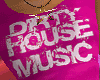 House Music Tee (Pink)