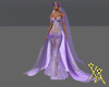 Ch Long Weddng Veil Purp