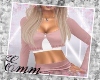 !E! Stone Wash Pink Top