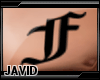 J| F Chest Tattoo