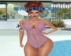 Rose Shimmer Bathingsuit