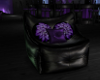 Black n Purple Bag Chair
