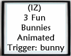 3 Fun Bunnies Animated