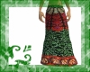 Hippie Skirt Red/Green