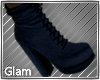 Navy Ankle Boots