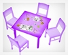 kids table purple
