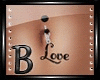 {A} Belly Ring'' LOVE ''