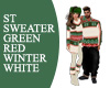 ST SWEATER GR RED WW