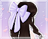 琴. Preppy bow lilac