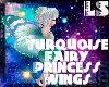 Turqoiuse Fairy Wings