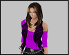 haut + blouson violet