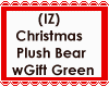 Plush Bear wGift Green
