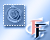 Rose (Blue) Stamp