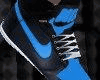 Black and Blue Nikes