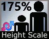 Height Scale 175% M
