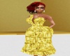 XBM Gold Dress Bridemaid
