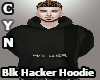 Black Hacker Hoodie