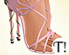 T! Pink Flower Heels