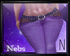 Mona Jeans Purple