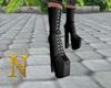 Modern Black Boots
