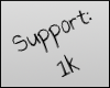 {s} Support Sticker.