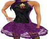(ba) Purple best Dress