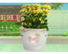 Vintage Flowerpot Yellow