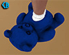 Blue Teddy Slippers (F)