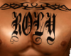 roly chest tattoo